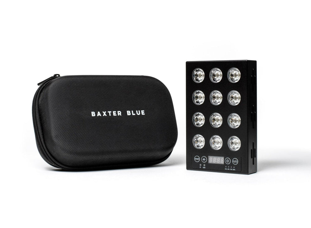 Baxter Blue R.E.S.T Sleep Kit Ultimate Red Light Therapy Mini and Case