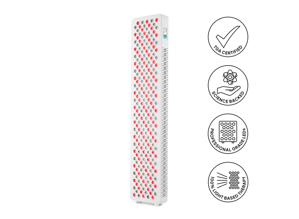 Baxter Blue Red Light Therapy Max 45 Degree Angle