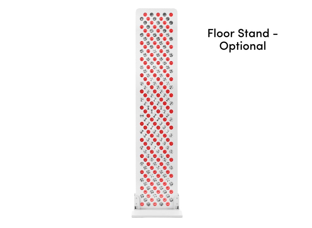 Baxter Blue Red Light Therapy Max Front on with optional floor stand