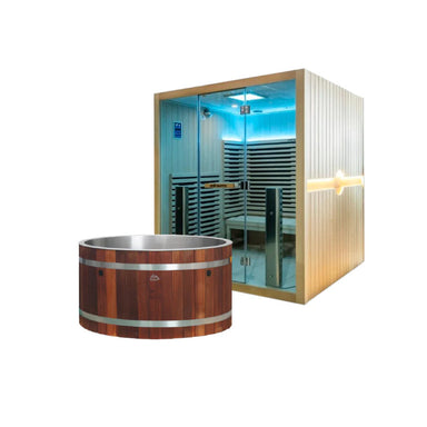 Chill Bunny Indoor Contrast Combo - Ice bath and Indoor Sauna