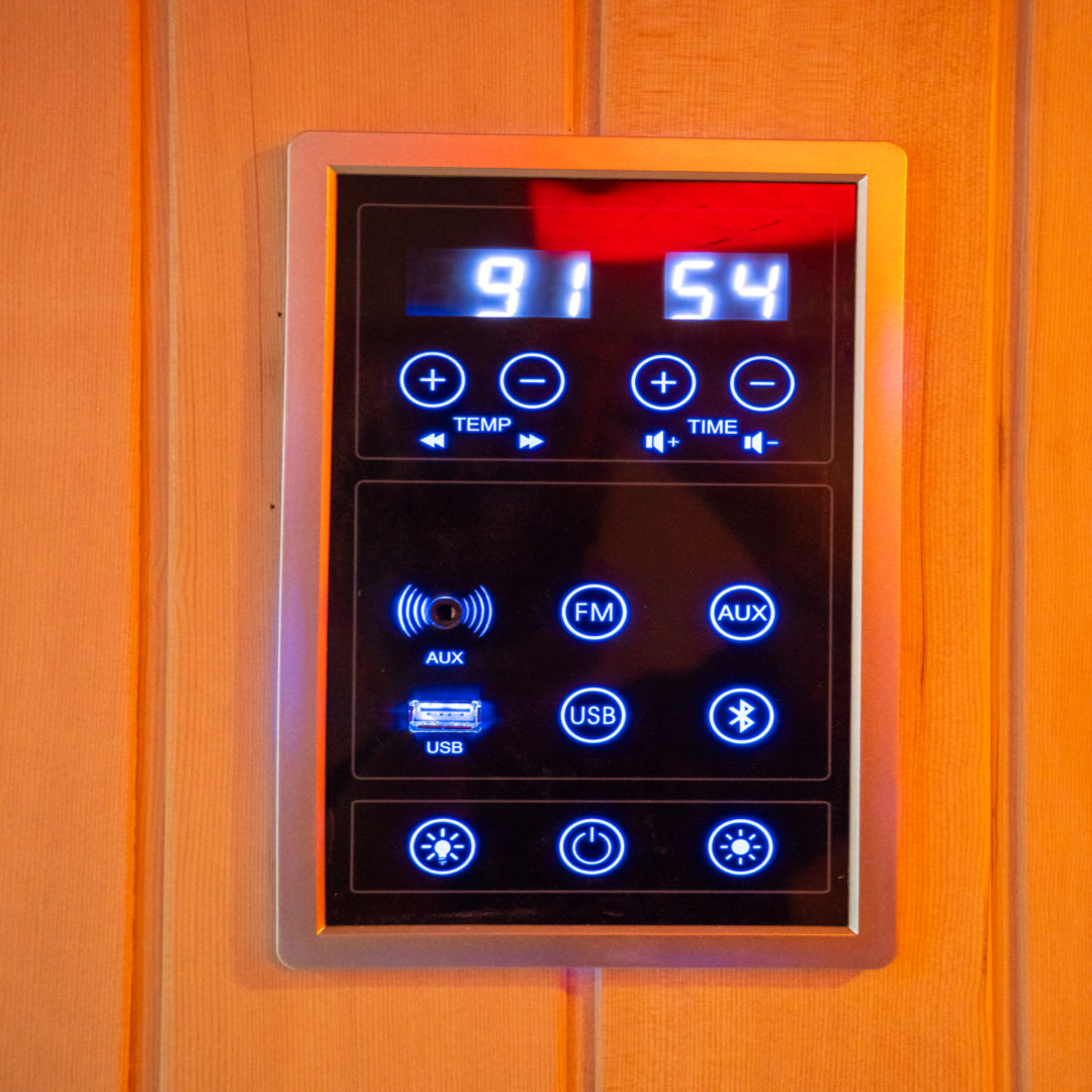 Chill Bunny Indoor Infrared Sauna 3P Control panel