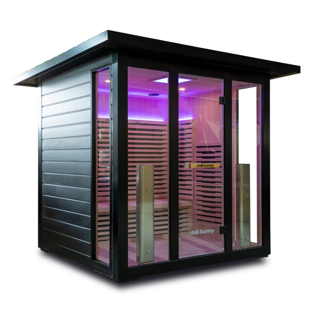 Chill_Bunny_Outdoor_3P_infrared_Sauna_left side