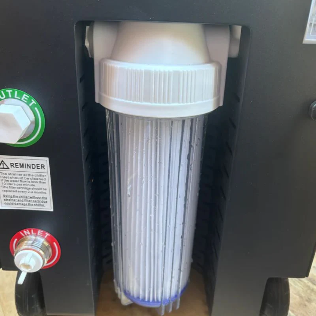 Chill Bunny Premium Ice Bath Chiller Filters - After Installation