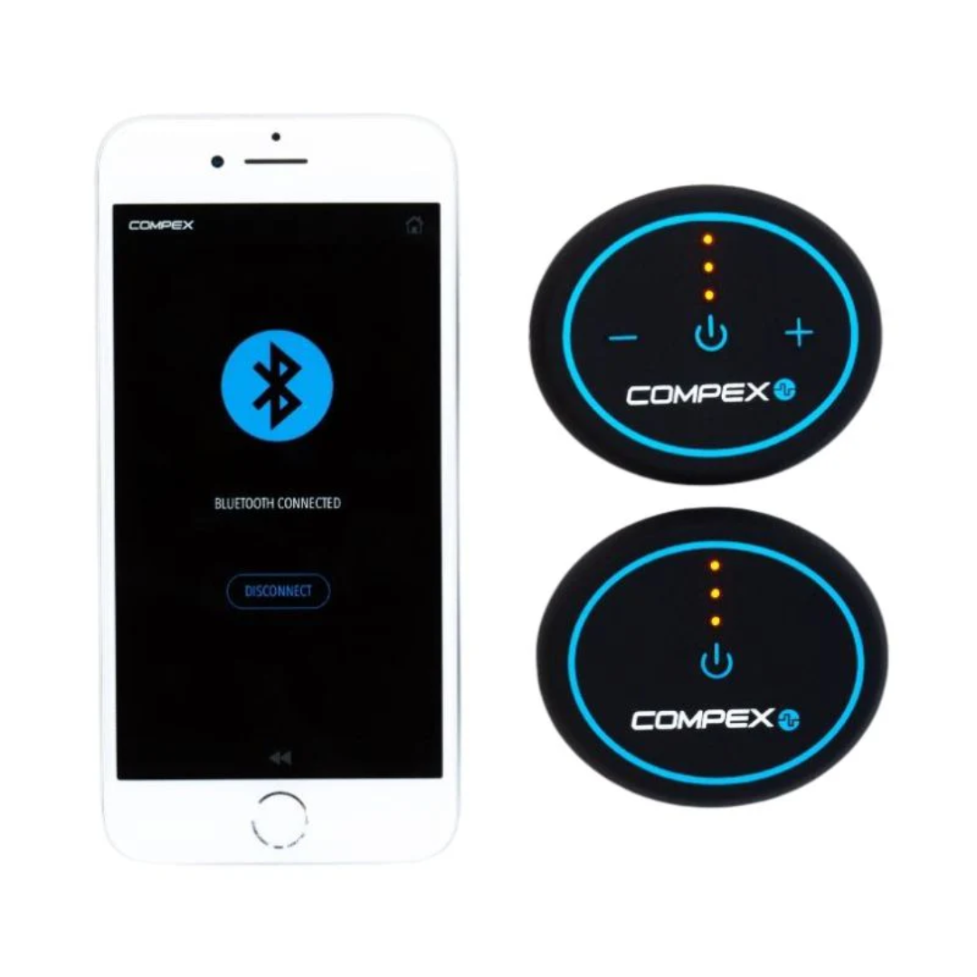 Compex Mini Wireless Muscle Stimulator with TENS Front