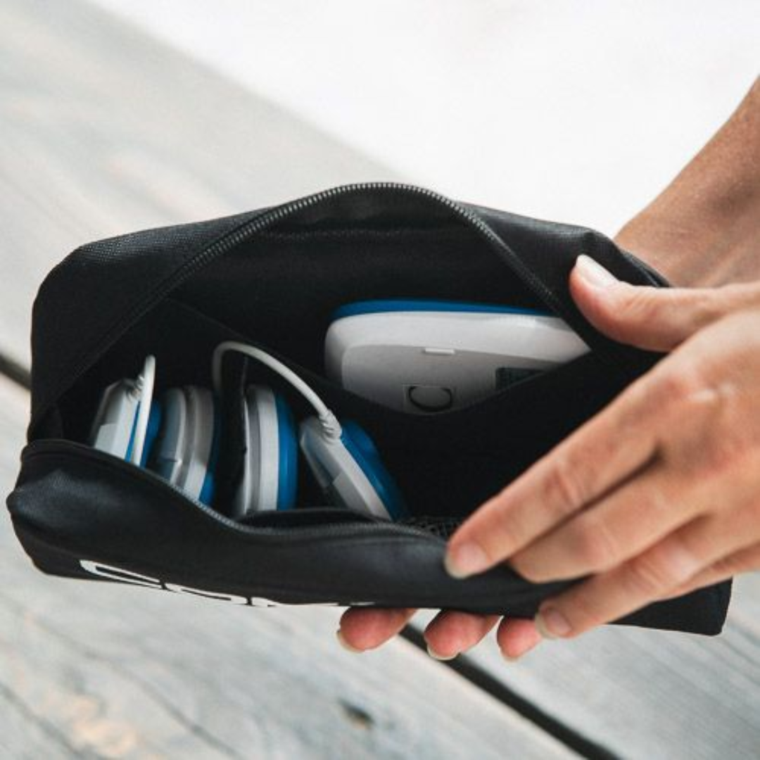 Compex Soft Travel Pouch Wireless - Kit View inside Bag