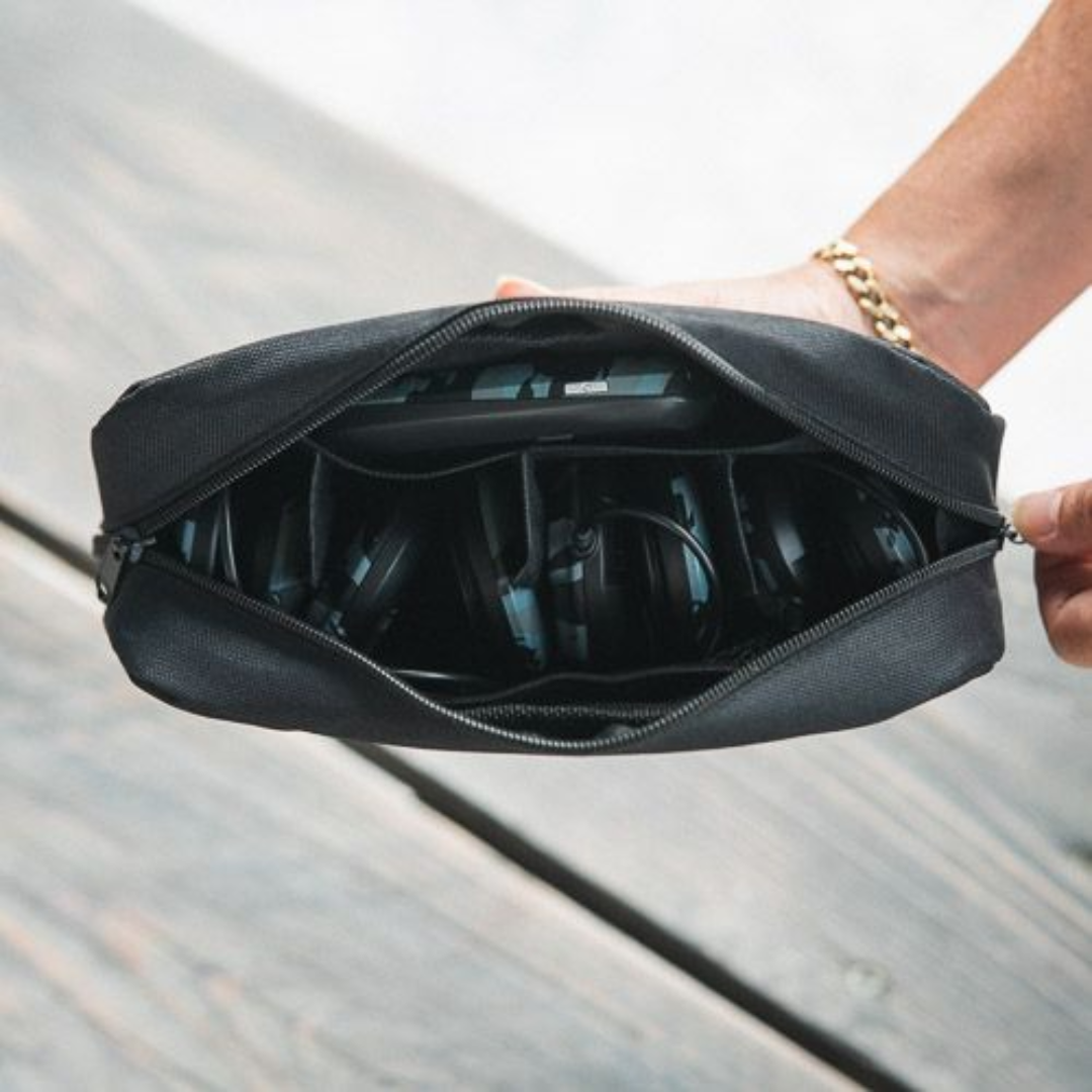 Compex Soft Travel Pouch Wireless - Open Zipper View