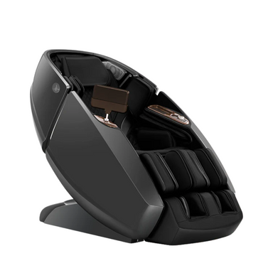 Masseuse Therapeutic Dual-Pro Massage Chair - Advanced 4D Massage, Hot Stone Therapy & Zero Gravity Comfort-grey black