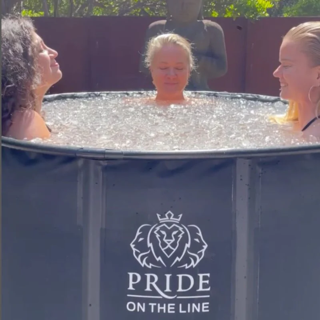 Pride on the Line Portable Recovery Trio Ice Bath Best Kitty Party Moment