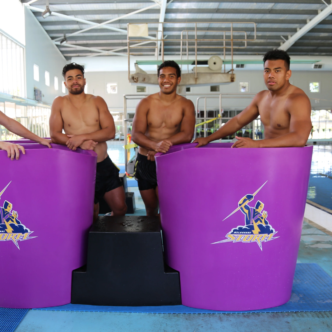 Pride on the Line Recovery Bath Duo Purple- While Taking bath