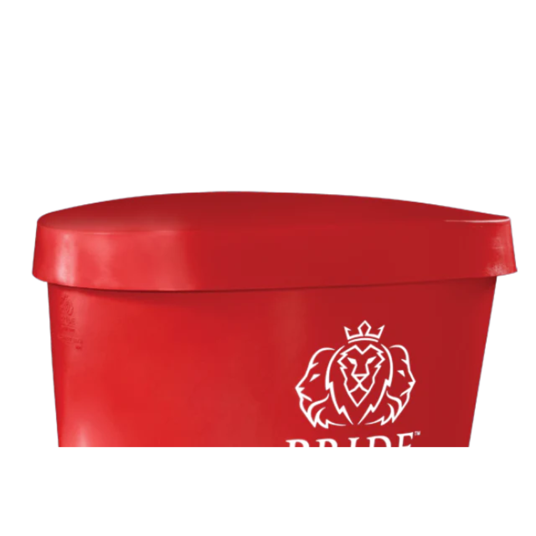 Pride on the Line Recovery Bath Lids Only Red