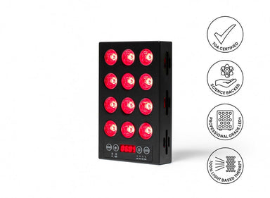 Baxter Blue Mini Red Light Therapy Device with compact, handheld design