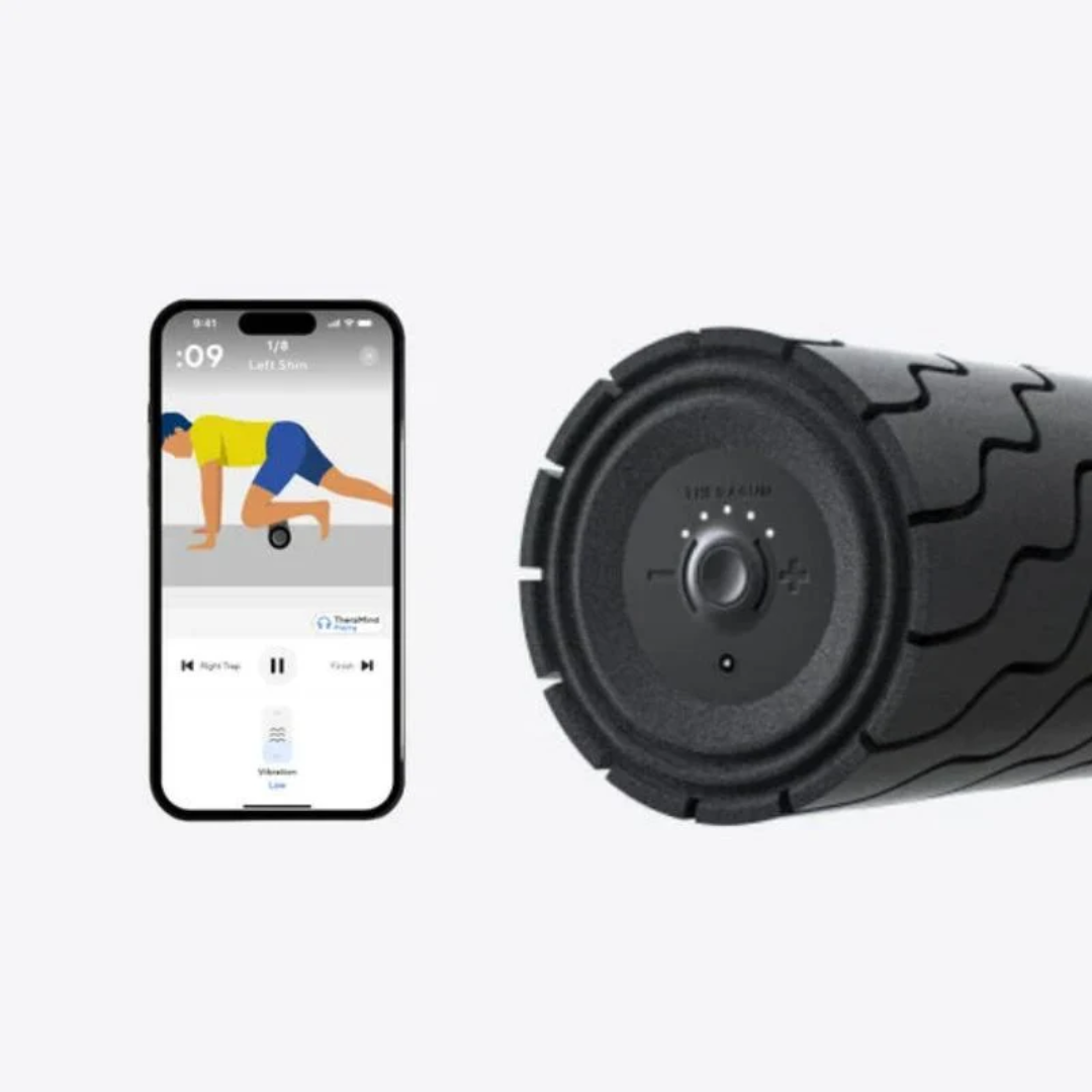 Therabody Theragun Wave Roller – Advanced Vibration Therapy for Full-Body Recovery-with apps