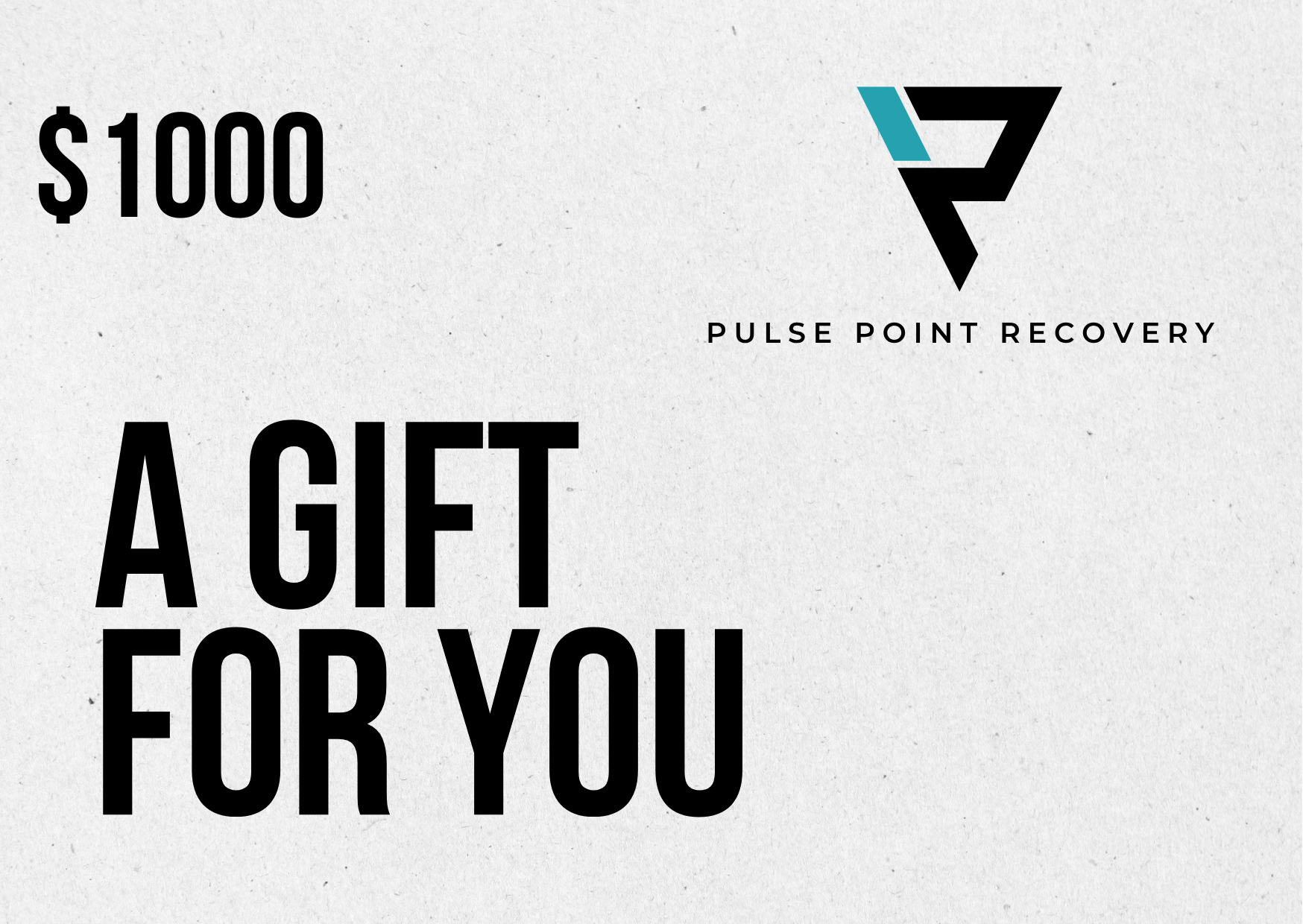Pulse Point Recovery Gift Voucher