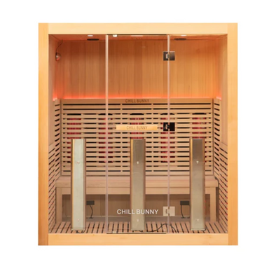 ChillBunny3-PersonInfraredSauna_PremiumCanadianHemlock_FullSpectrumHeating-Fontview
