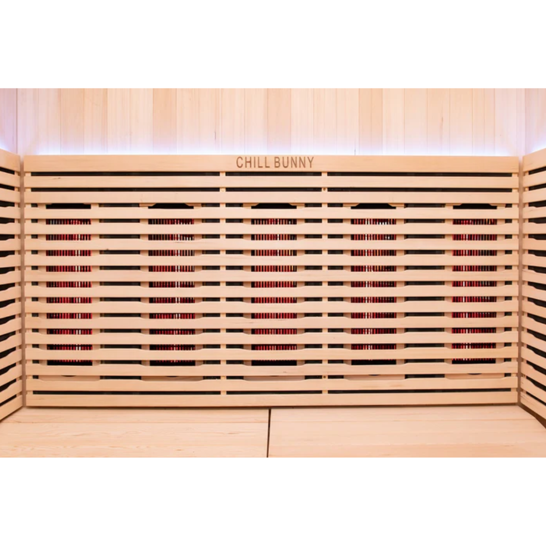 ChillBunny3-PersonInfraredSauna_PremiumCanadianHemlock_FullSpectrumHeating-Inside