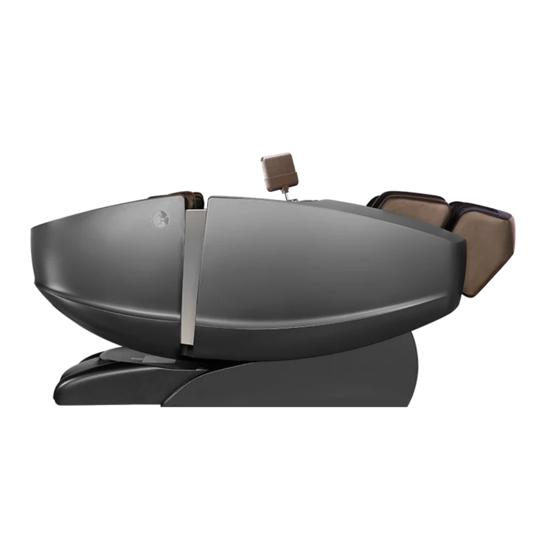 MasseuseTherapeuticDual-ProMassageChair-Advanced4DMassage_HotStoneTherapy_ZeroGravityComfort-Grey/Chocolate-down