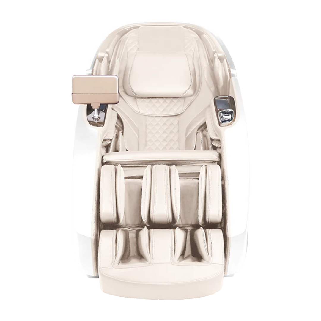 Masseuse Therapeutic Dual-Pro Massage Chair - Advanced 4D Massage, Hot Stone Therapy & Zero Gravity Comfort-cream-up