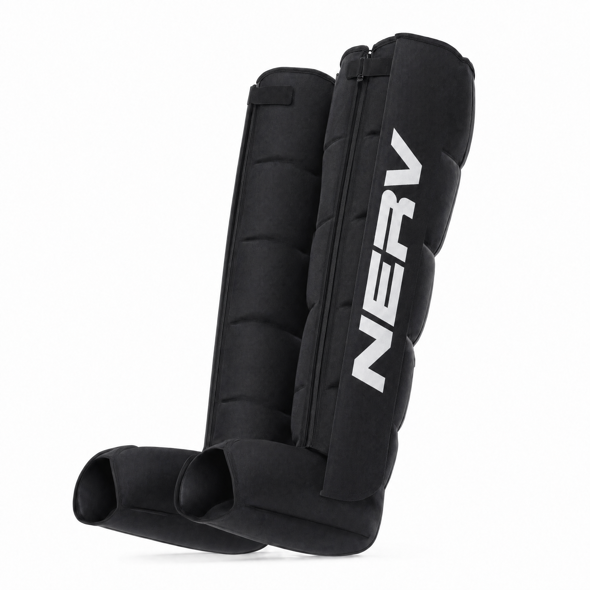 Compression recovery boots designed to support circulation and reduce muscle fatigue