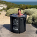 Pride on the Line Portable Recovery Twin Ice Bath Natural view While Taking Bath 