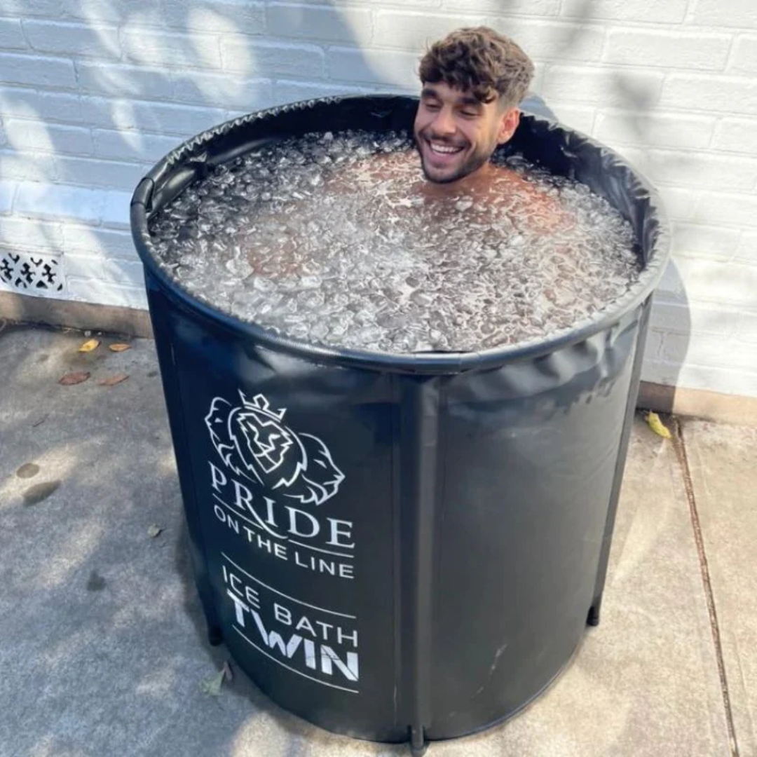 Pride on the Line Portable Recovery Twin Ice Bath Natural View
