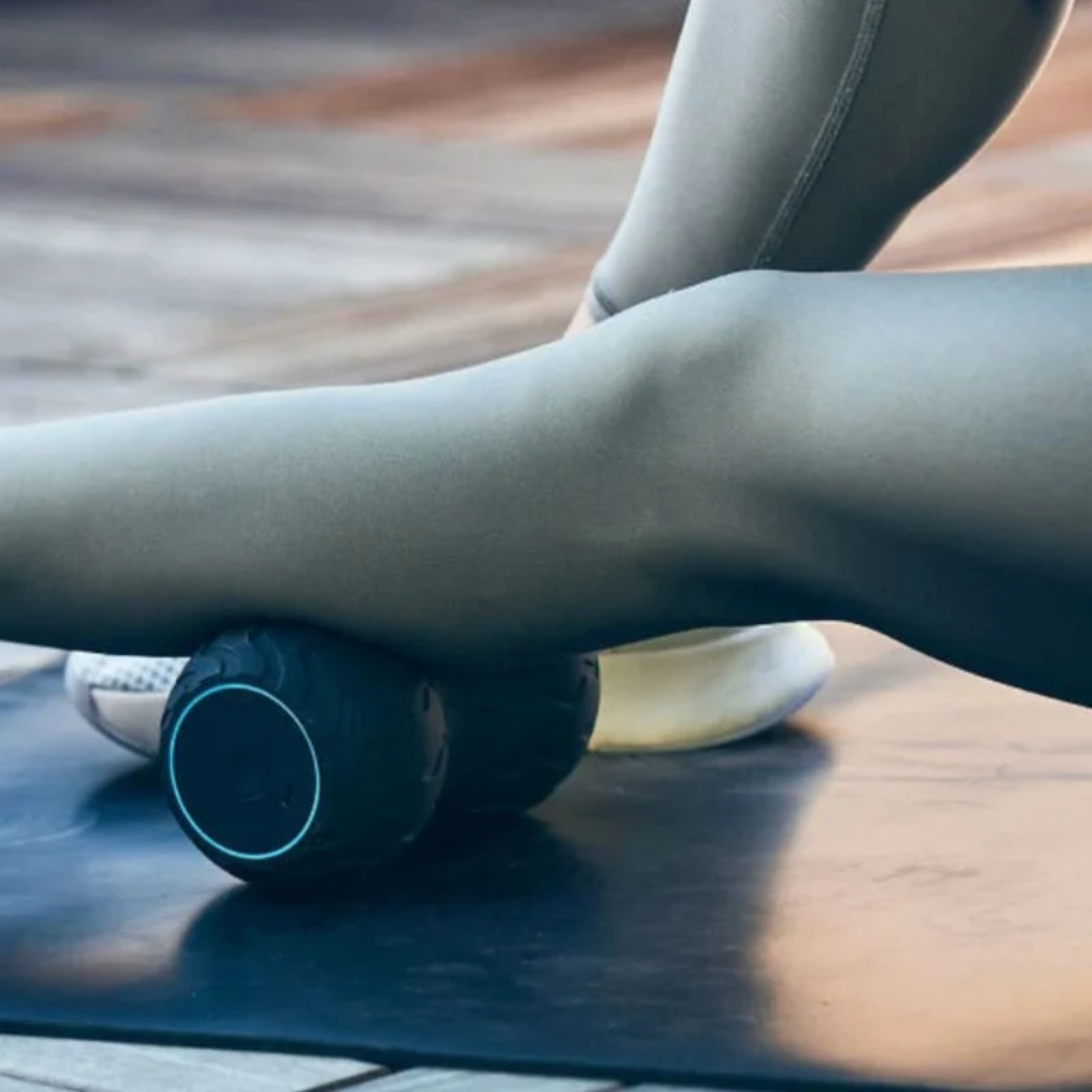 Therabody Theragun Wave Duo – Smart Vibration Roller for Targeted Relief- Easy To Use Step
