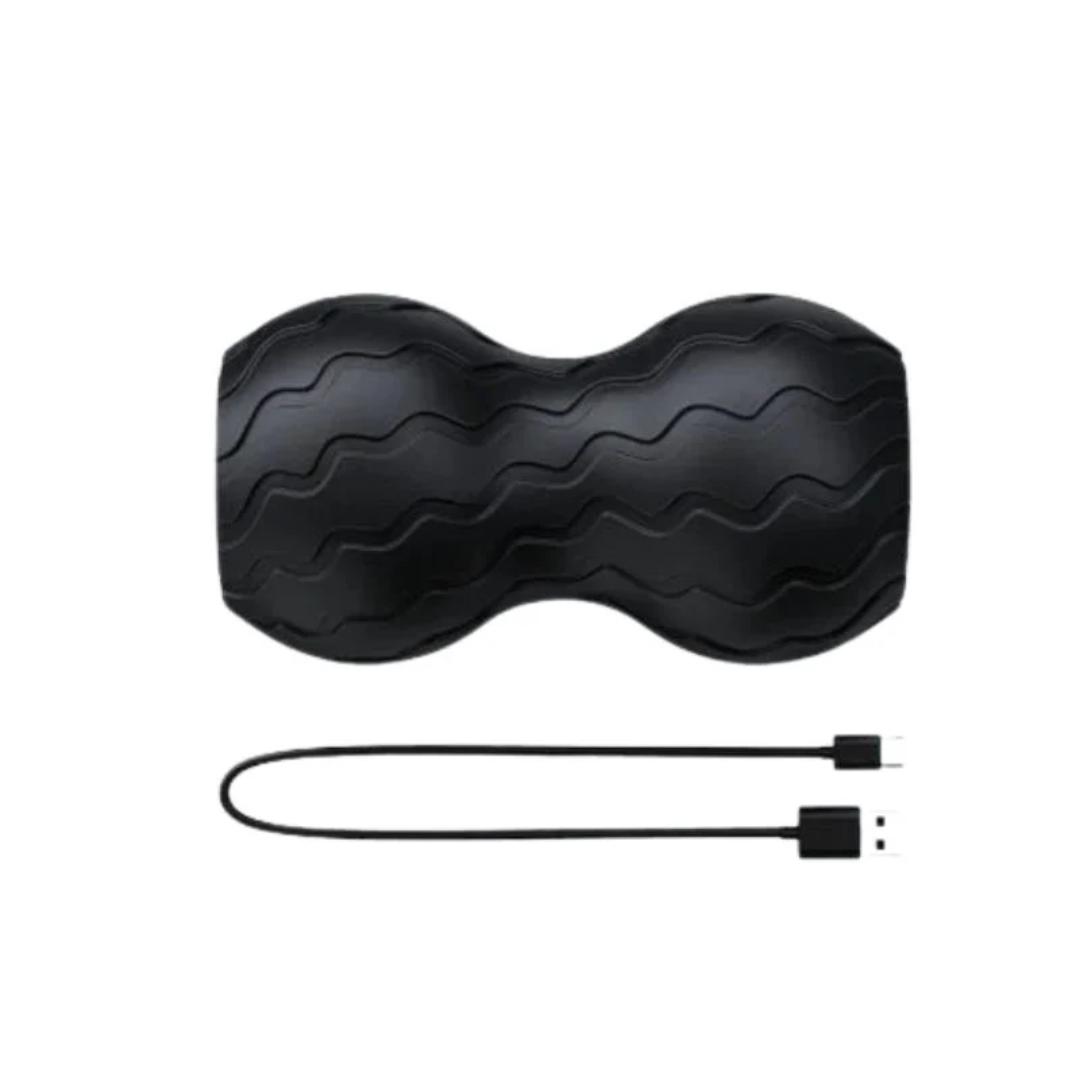Therabody Theragun Wave Duo – Smart Vibration Roller for Targeted Relief- With USB Charger