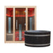 Chill Bunny ice bath and 4 person indoor infrared sauna bundle