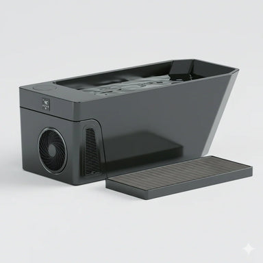 The Elite Plunge hot and cold therapy tub full view