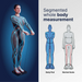 Hume Pod app displaying 45+ body metrics including muscle mass, body fat and metabolic age