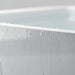 Close-up of the Norge N-01 Ice Bath tub edge with water droplets