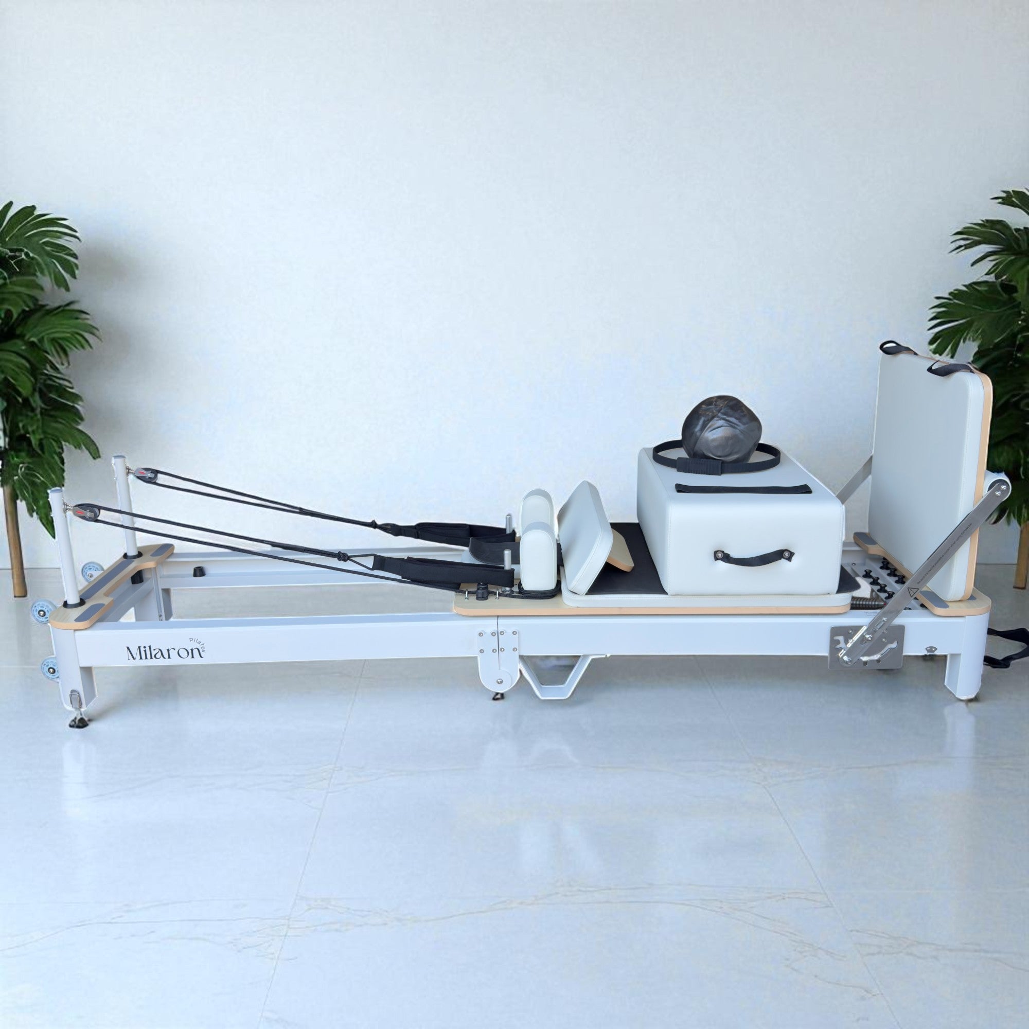 Pearl Foldable V2 pilates reformer studio-grade aluminium full view