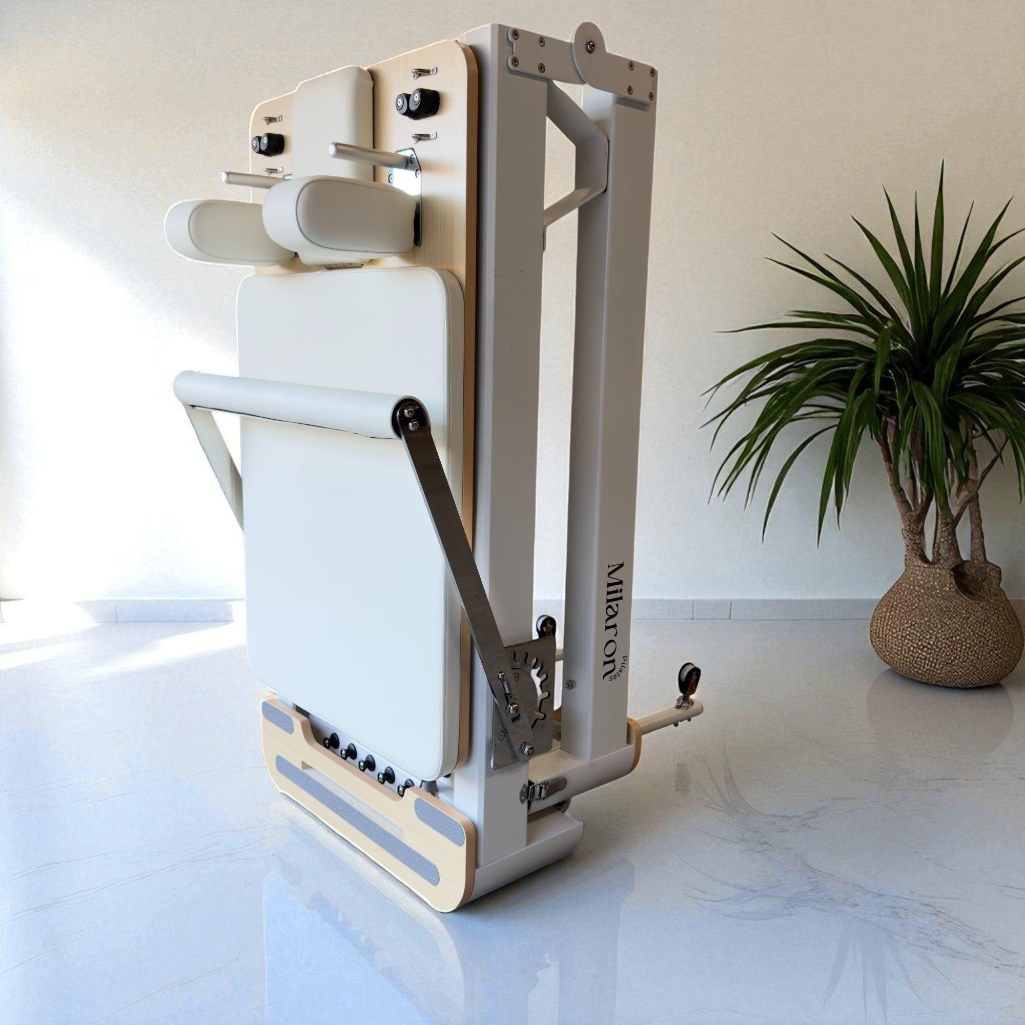 Pearl Foldable V2 pilates reformer original color folded position