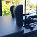 Premium leather upholstery and padding Pearl Studio V2 noir color