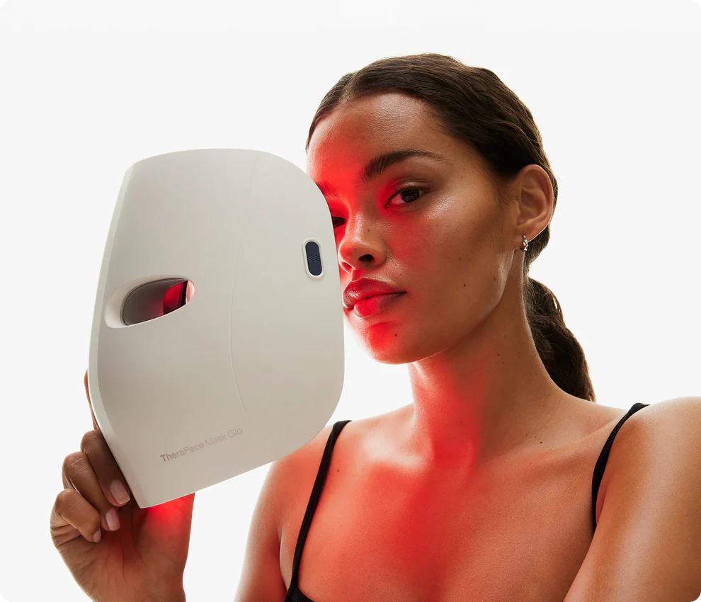 TheraFace Mask Glo LED face mask full view
